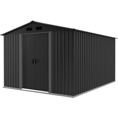 Domek narzędziowy SASKA GARDEN 1061719 Szary 321 x 257 x 202 cm