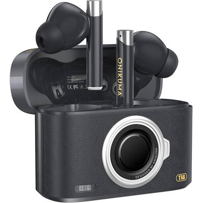 Słuchawki ONIKUMA T18 Bezprzewodowe, Douszne Czarny