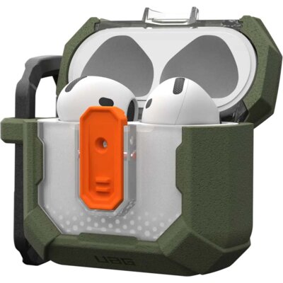 Etui na słuchawki UAG Plasma do Apple Airpods 4 Oliwkowy