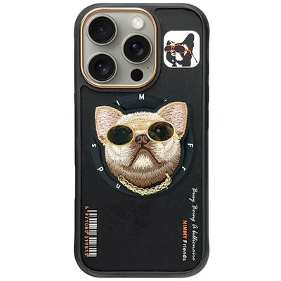 Etui NIMMY Glasses Cool Dog MagSafe do Apple iPhone 16 Pro Max Czarny