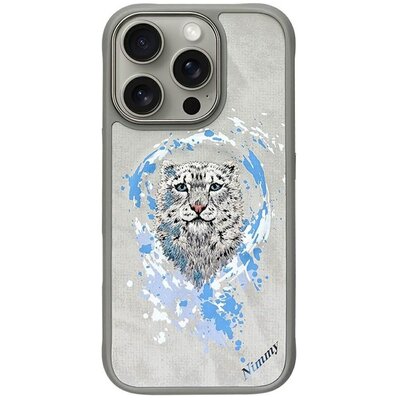 Etui NIMMY Pantera MagSafe do Apple iPhone 16 Pro Jasnoszary