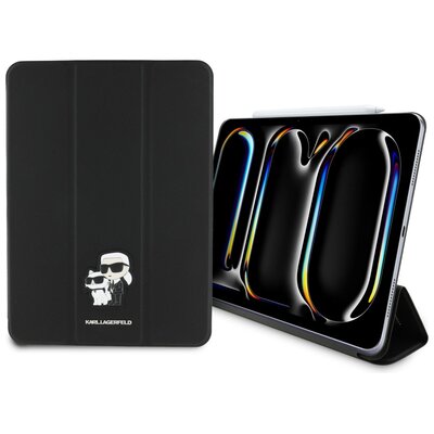 Etui na iPad Pro 11 cali KARL LAGERFELD Saffiano Magnetic Karl&Choupette Czarny