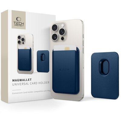 Etui TECH-PROTECT MagWallet MagSafe Granatowy