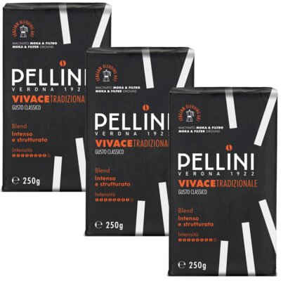 Kawa mielona PELLINI Tradizionale 3 x 0.25 kg