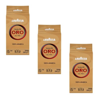 Kawa mielona LAVAZZA Qualita Oro Arabica 3 x 250 g