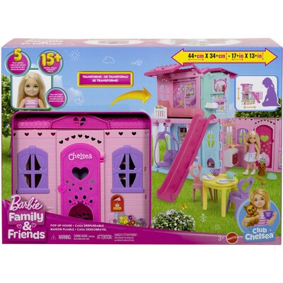 Lalka Barbie Family & Friends Chelsea Rozkładany domek dla lalek JFW49