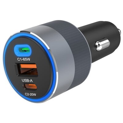 Ładowarka samochodowa FORCELL F-Energy 85W Szary