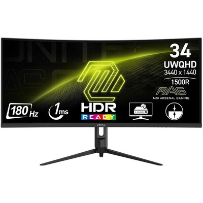 Monitor MSI Mag 342CQR E2 34" 3440x1440px 180Hz 1 ms [MPRT] Curved