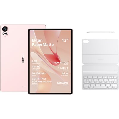 Tablet HUAWEI MatePad 12X 12" 12/256 GB Wi-Fi Różowy + Rysik + Klawiatura