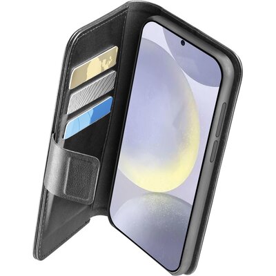 Etui CELLULARLINE Book Agenda do Samsung Galaxy S25 Czarny