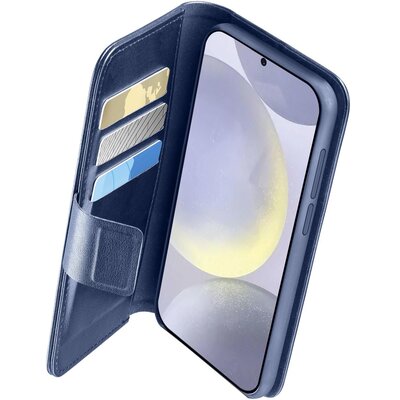 Etui CELLULARLINE Book Agenda do Samsung Galaxy S25 Niebieski