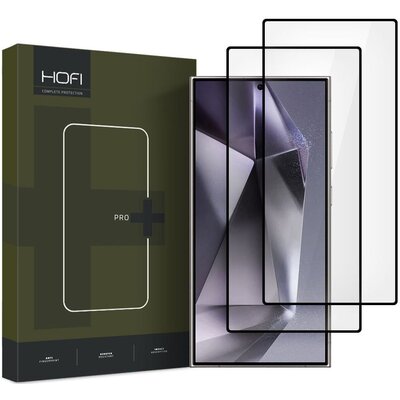 Szkło hartowane HOFI Glass Pro+ do Samsung Galaxy S25 Ultra Czarny (2 szt.)