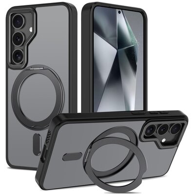 Etui TECH-PROTECT MagRing MagSafe do Samsung Galaxy S25 Czarny