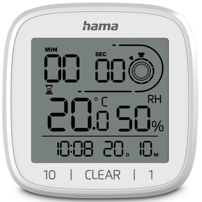 Zegar HAMA Cyprus Biały