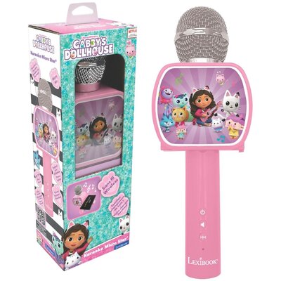 Zabawka mikrofon LEXIBOOK Koci Domek Gabi MIC240GDH