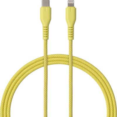Kabel USB Typ-C - Lightning QUALO Ultimate QKN-CL-05 1.5 m Żółty