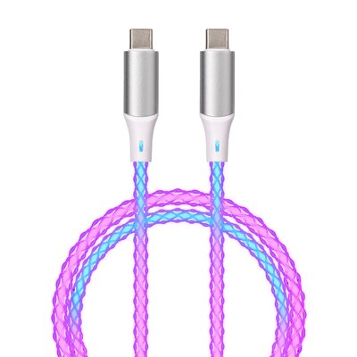 Kabel USB-C - USB-C QUALO Ultimate QCS-CC-00 1 m Biało-srebrny