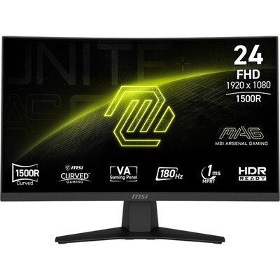 Monitor MSI MAG 244C 23.6" 1920x1080px 180Hz 1 ms [MPRT] Curved