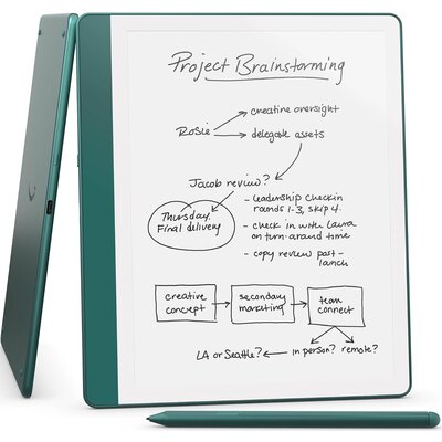 Czytnik e-booków AMAZON Kindle Scribe 64GB 10.2", Podświetlany ekran, Wi-Fi, Bez reklam Zielony + Premium Pen