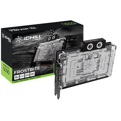 Karta graficzna INNO3D GeForce RTX 5090 iCHILL Frostbite 32GB DLSS 4