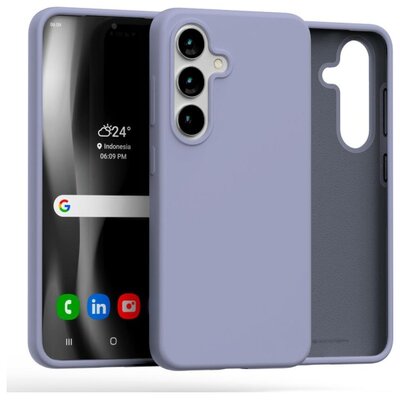 Etui MERCURY Silicone do Samsung Galaxy S25 Lawendowy