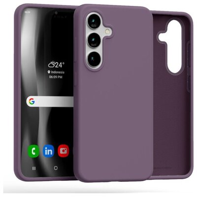 Etui MERCURY Silicone do Samsung Galaxy S25 Fioletowy