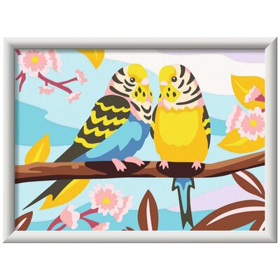 Malowanie po numerach RAVENSBURGER CreArt Cudne papużki 23975