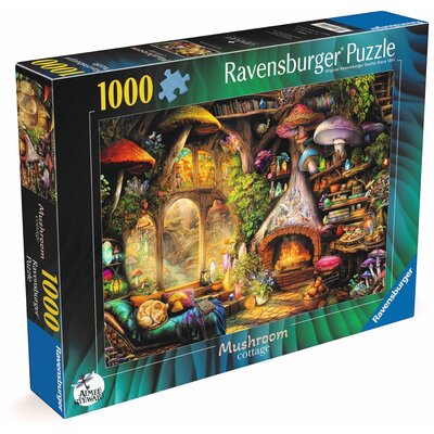 Puzzle RAVENSBURGER Domek z grzybami 12001525 (1000 elementów)