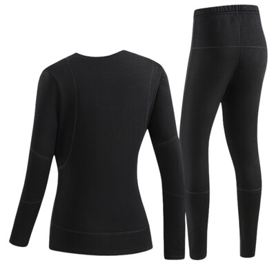Bielizna podgrzewana MISSION AIR E-Underwear Women Set (rozmiar M) Czarny + 2 x Powerbank