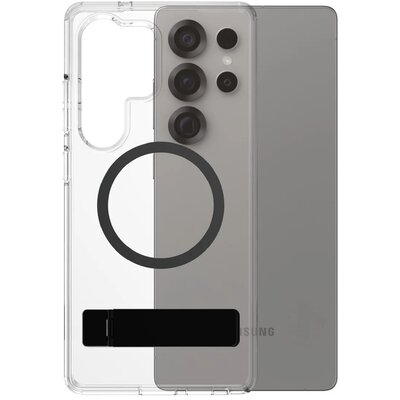 Etui PANZERGLASS Care Feature Kickstand & Qi do Samsung Galaxy S25 Ultra Przezroczysto-czarny