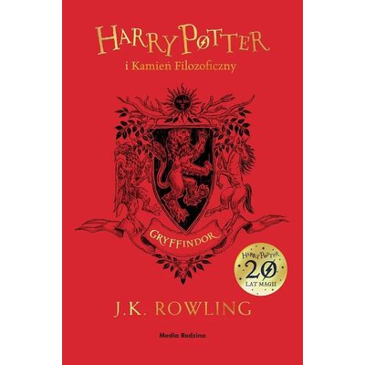 Książka Harry Potter i Kamień Filozoficzny Gryffindor Tom 1 J.K. Rowling (okładka miękka)