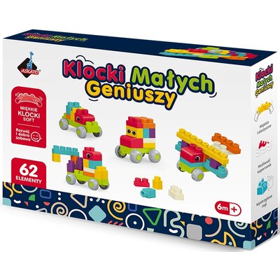 Klocki plastikowe ASKATO Klocki małych geniuszy 125190