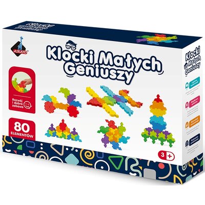 Klocki plastikowe ASKATO Klocki małych geniuszy 125220
