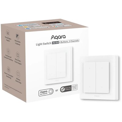 Inteligentny przełącznik AQARA Light Switch H2 EU WS-K08D