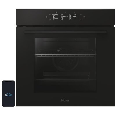 Piekarnik elektryczny parowy Haier ID Series 2 H6 ID25G5HTB1 Air Fry Termosonda Termoobieg Czarny
