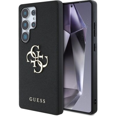 Etui GUESS Grained Big 4G Logo Small Classic Logo do Samsung Galaxy S25 Ultra Czarny