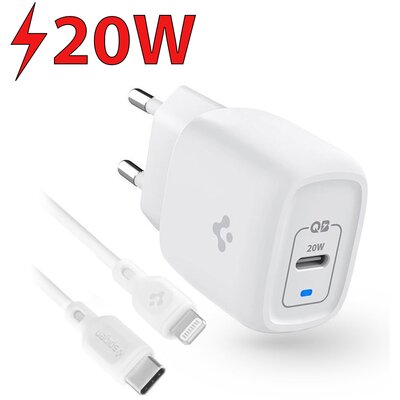 Ładowarka sieciowa SPIGEN PE2C10CL PD 20W Biały