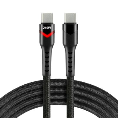 Kabel USB-C - USB-C EVERACTIVE CBB-2PDRS 240W 2 m Czarny