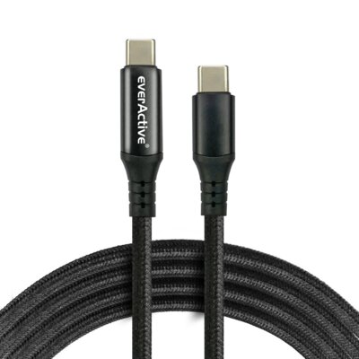 Kabel USB-C - USB-C EVERACTIVE CBB-3PDL 45W 3 m Czarny