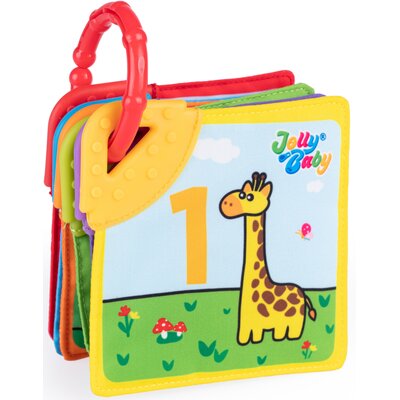 Zabawka JOLLY BABY Książeczka - Gryzaki Zwierzęta JB 80590