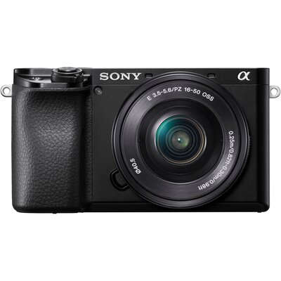 Aparat bezlusterkowy SONY Alpha A6100LB (ILCE6100AKB.CEC) Czarny + Obiektyw 16-50 mm f/3.5 - 5.6, 24.2Mpix, UHD 4K 30p, BIONZ X