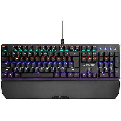 Klawiatura RAMPAGE KB-R86 Umbra Blue Switch Czarny