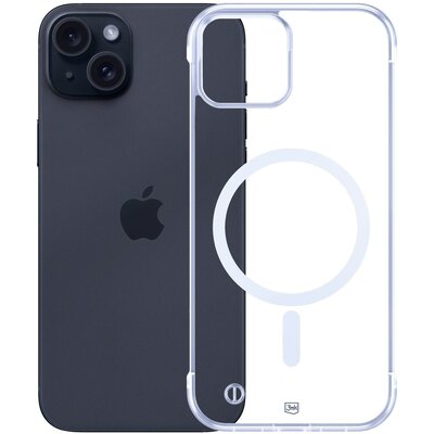 Etui 3MK Just20g MagCase do Apple iPhone 15 Plus Transparentny