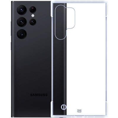 Etui 3MK Just20g Clear Case do Samsung Galaxy S23 Ultra Transparentny