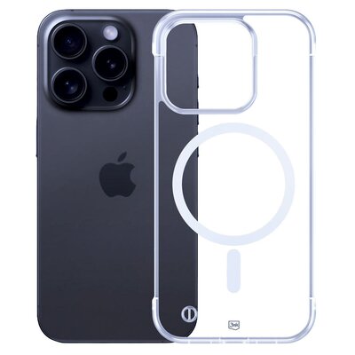 Etui 3MK Just20g MagCase do Apple iPhone 15 Pro Max Transparentny