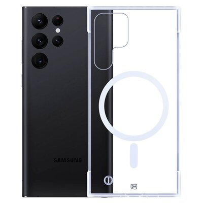 Etui 3MK Just20g MagCase do Samsung Galaxy S22 Ultra 5G Transparentny