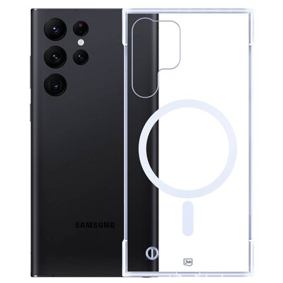 Etui 3MK Just20g MagCase do Samsung Galaxy S23 Ultra Transparentny