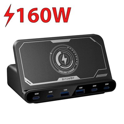 Ładowarka sieciowa BLITZWOLF BW-S27 160W Czarny