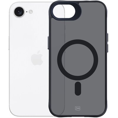 Etui 3MK Smoke MagCase do Apple iPhone 16e Czarny transparentny