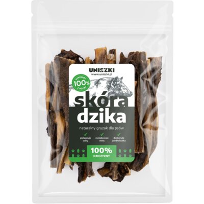 Przysmak dla psa UNISZKI Skóra dzika 100 g